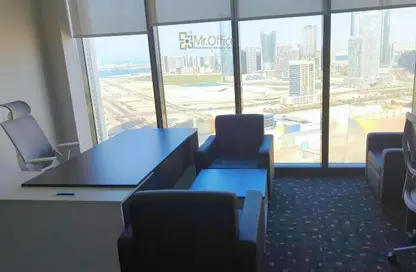 Office Space - Studio - 4 Bathrooms for rent in Tamouh Tower - Marina Square - Al Reem Island - Abu Dhabi