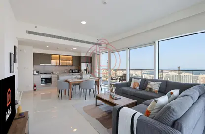 Apartment - 2 Bedrooms - 2 Bathrooms for rent in Grand Bleu Tower 1 - EMAAR Beachfront - Dubai Harbour - Dubai