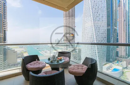 Apartment - 2 Bedrooms - 2 Bathrooms for rent in Iris Blue - Dubai Marina - Dubai