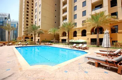 Apartment - 2 Bedrooms - 2 Bathrooms for rent in Shams 4 - Shams - Jumeirah Beach Residence - Dubai