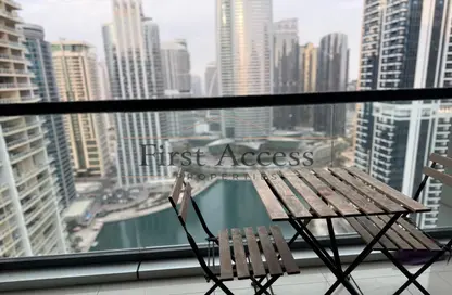 Apartment - 1 Bedroom - 2 Bathrooms for rent in Lakeside Residence - JLT Cluster A - Jumeirah Lake Towers - Dubai