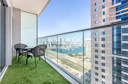 Apartment - 1 Bedroom - 2 Bathrooms for rent in Damac Heights - Dubai Marina - Dubai