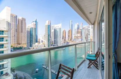 Apartment - 2 Bedrooms - 2 Bathrooms for rent in Marina View Tower A - Marina View - Dubai Marina - Dubai