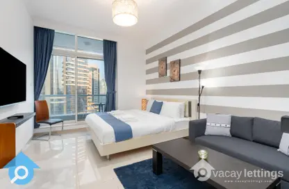 Apartment - Studio - 1 Bathroom for rent in Botanica Tower - Dubai Marina - Dubai