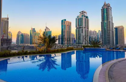 Apartment - 1 Bedroom - 2 Bathrooms for rent in JAM Marina Residence - Dubai Marina - Dubai