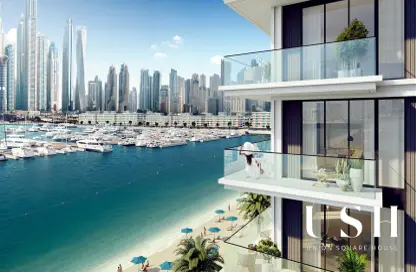 Apartment - 1 Bedroom - 2 Bathrooms for sale in Beach Mansion - EMAAR Beachfront - Dubai Harbour - Dubai