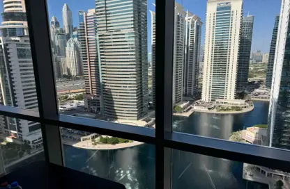 Office Space - Studio - 1 Bathroom for rent in Tiffany Tower - JLT Cluster W - Jumeirah Lake Towers - Dubai