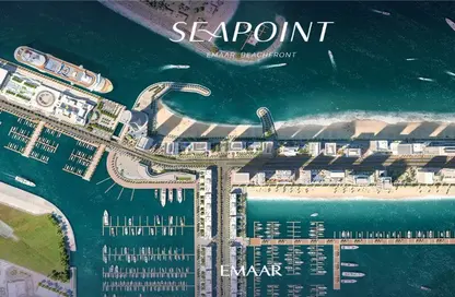 Apartment - 2 Bedrooms - 2 Bathrooms for sale in Seapoint - EMAAR Beachfront - Dubai Harbour - Dubai