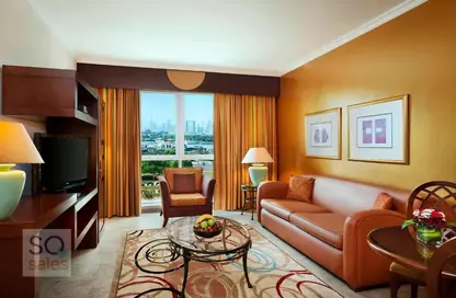 النزل و الشقق الفندقية - غرفة نوم - 2 حمامات للايجار في ماريوت للشقق الفندقية - رقة البطين - ديرة - دبي