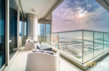 Apartment - 2 Bedrooms - 3 Bathrooms for rent in Ocean Heights - Dubai Marina - Dubai