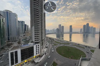 Apartment - 2 Bedrooms - 3 Bathrooms for rent in Beach Tower 2 - Al Khan Lagoon - Al Khan - Sharjah