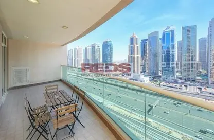 Apartment - 3 Bedrooms - 4 Bathrooms for rent in Marina Mansions - Dubai Marina - Dubai