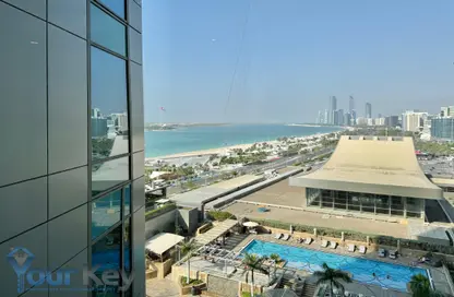 Apartment - 2 Bedrooms - 3 Bathrooms for rent in Nation Towers - Corniche Road - Abu Dhabi