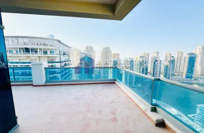 Penthouse - 4 Bedrooms - 6 Bathrooms for rent in Zumurud Tower - Dubai Marina - Dubai