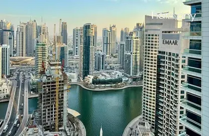 Apartment - 1 Bedroom - 2 Bathrooms for rent in Skyview Tower - Dubai Marina - Dubai