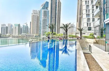 Apartment - 2 Bedrooms - 3 Bathrooms for rent in Damac Heights - Dubai Marina - Dubai