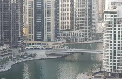 Apartment - 3 Bedrooms - 4 Bathrooms for rent in Silverene Tower A - Silverene - Dubai Marina - Dubai