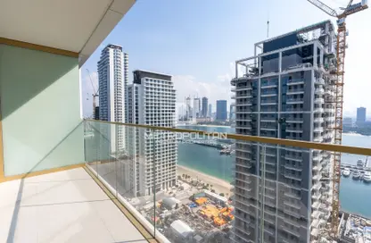 Apartment - 1 Bedroom - 1 Bathroom for sale in Grand Bleu Tower 2 - EMAAR Beachfront - Dubai Harbour - Dubai