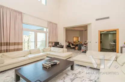 Apartment - 4 Bedrooms - 5 Bathrooms for rent in Al Sarrood - Shoreline Apartments - Palm Jumeirah - Dubai