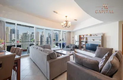 Apartment - 3 Bedrooms - 4 Bathrooms for sale in The Waves Tower A - The Waves - Dubai Marina - Dubai
