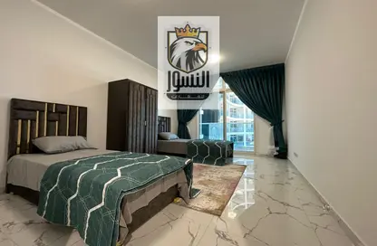 Apartment - 2 Bedrooms - 3 Bathrooms for rent in Oasis Tower - Al Rashidiya 1 - Al Rashidiya - Ajman