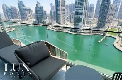 Apartment - 3 Bedrooms - 5 Bathrooms for rent in LIV Residence - Dubai Marina - Dubai