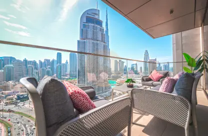 Apartment - 2 Bedrooms - 3 Bathrooms for rent in Boulevard Point - Downtown Dubai - Dubai