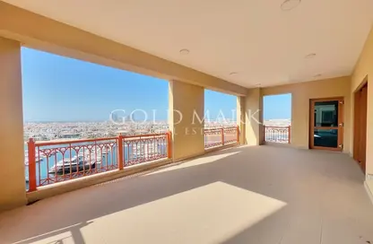 Apartment - 3 Bedrooms - 4 Bathrooms for rent in Marina Residences 6 - Marina Residences - Palm Jumeirah - Dubai