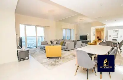 Apartment - 3 Bedrooms - 3 Bathrooms for rent in Damac Heights - Dubai Marina - Dubai