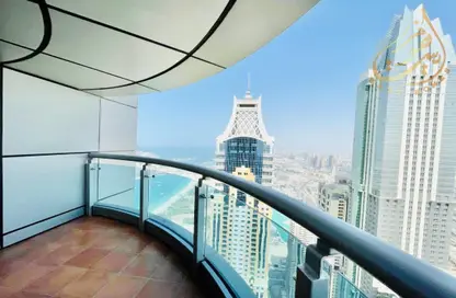 Apartment - 2 Bedrooms - 3 Bathrooms for rent in Princess Tower - Dubai Marina - Dubai