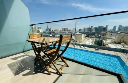 Apartment - 1 Bathroom for rent in Bloom Towers C - Bloom Towers - Jumeirah Village Circle - Dubai