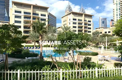 Apartment - 3 Bedrooms - 3 Bathrooms for rent in Al Ghaf 4 - Al Ghaf - Greens - Dubai