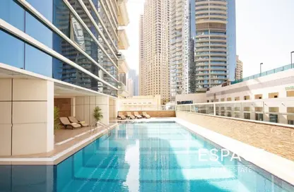 Apartment - 1 Bedroom - 1 Bathroom for rent in Barcelo Residences - Dubai Marina - Dubai