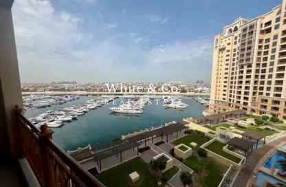 Apartment - 2 Bedrooms - 3 Bathrooms for rent in Marina Residences 1 - Marina Residences - Palm Jumeirah - Dubai