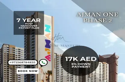 Apartment - 1 Bathroom for sale in Ajman One - Phase 2 - Ajman Downtown - Ajman