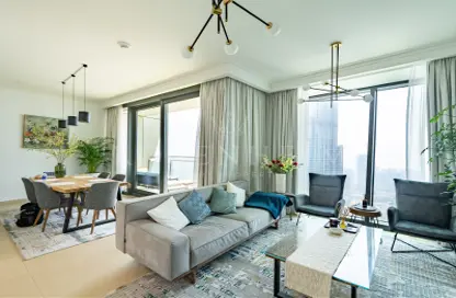 Apartment - 3 Bedrooms - 4 Bathrooms for sale in Burj Vista 1 - Burj Vista - Downtown Dubai - Dubai