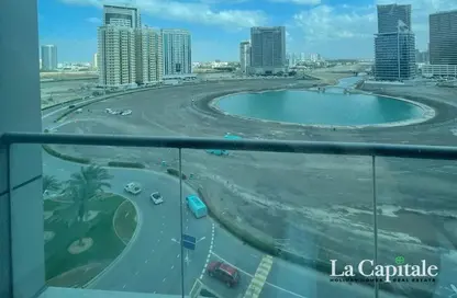 Apartment - 1 Bedroom - 2 Bathrooms for sale in Hub Canal 1 - Hub-Golf Towers - Dubai Sports City - Dubai