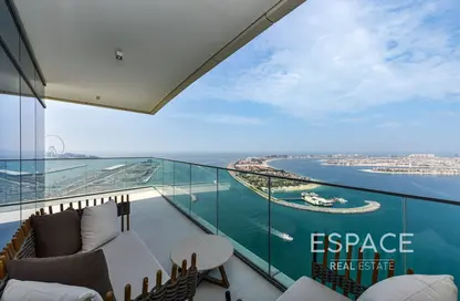 Apartment - 3 Bedrooms - 4 Bathrooms for sale in Beach Vista - EMAAR Beachfront - Dubai Harbour - Dubai