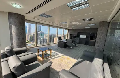 Office Space - Studio - 2 Bathrooms for rent in Al Saqr Business Tower - Sheikh Zayed Road - Dubai