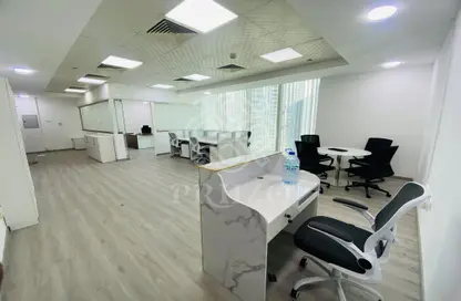 Office Space - Studio - 1 Bathroom for rent in The Prism - Business Bay - Dubai