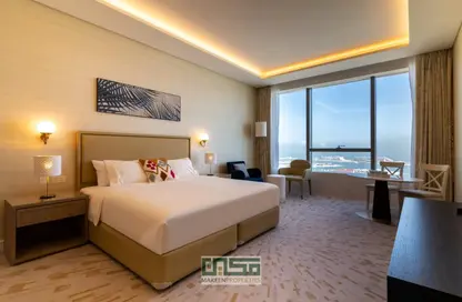 Apartment - Studio - 1 Bathroom for rent in The Palm Tower - Palm Jumeirah - Dubai