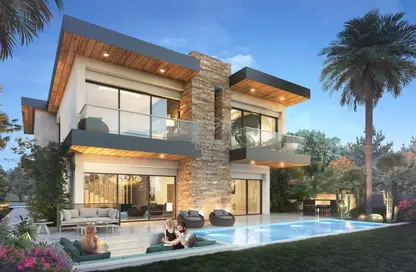 Townhouse - 4 Bedrooms - 4 Bathrooms for sale in Costa Brava 2 - Costa Brava at DAMAC Lagoons - Damac Lagoons - Dubai