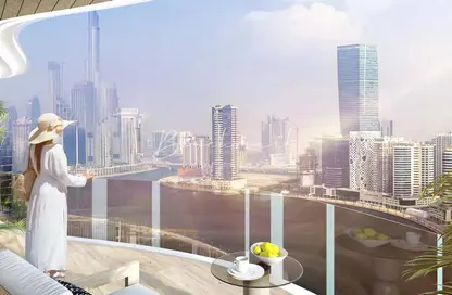 Apartment - 1 Bathroom for sale in Chic Tower - Business Bay - Dubai