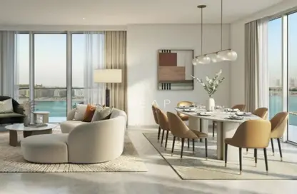 Apartment - 2 Bedrooms - 2 Bathrooms for sale in Beachgate by Address - EMAAR Beachfront - Dubai Harbour - Dubai