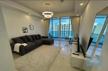 Apartment - 1 Bathroom for rent in Waves Tower - Business Bay - Dubai
