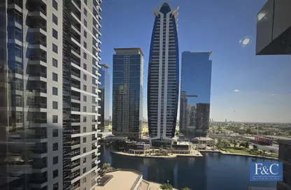 Apartment - 1 Bedroom - 2 Bathrooms for rent in Green Lakes Towers - JLT Cluster S - Jumeirah Lake Towers - Dubai