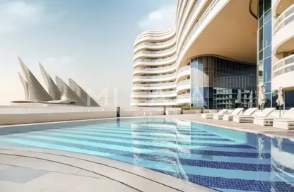 Apartment - 1 Bedroom - 2 Bathrooms for rent in Ajwan Towers - Saadiyat Cultural District - Saadiyat Island - Abu Dhabi