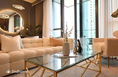 Living Room image for: Apartment - 1 Bedroom - 1 Bathroom for rent in Downtown Views - Zabeel 2 - Zabeel - Dubai, Image 1