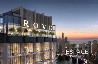 Apartment - 1 Bedroom - 2 Bathrooms for sale in Rove Home Dubai Marina - Dubai Marina - Dubai