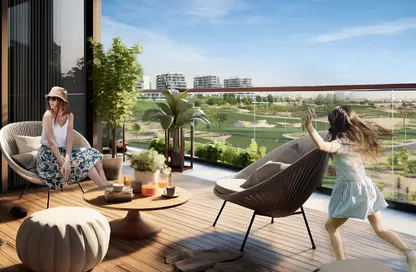 Apartment - 1 Bedroom - 2 Bathrooms for sale in Golf Greens 1 - Tower A - Golf Greens - DAMAC Hills - Dubai